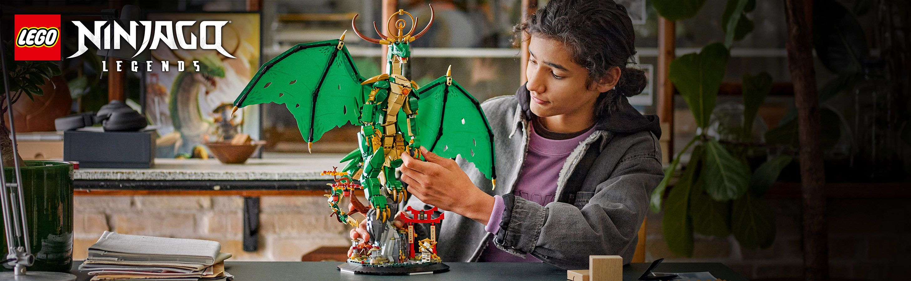 Majestátní model LEGO® NINJAGO® s&nbsp;drakem